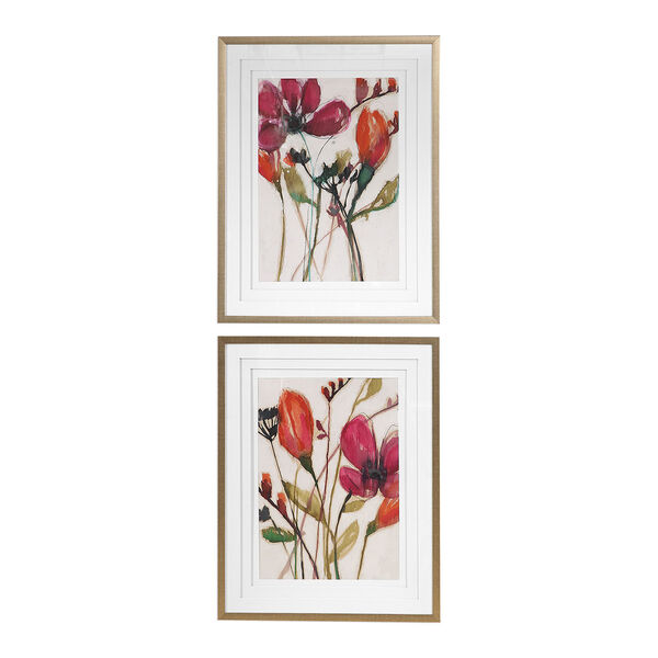Vivid Arrangement Floral Prints, Set of 2, image 2