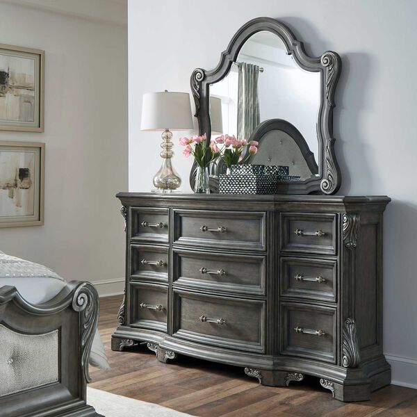 Vivian Gray Dresser Mirror, image 3