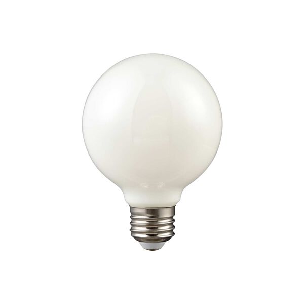 Frosted White Four-Inch LED Medium Bulb, image 2