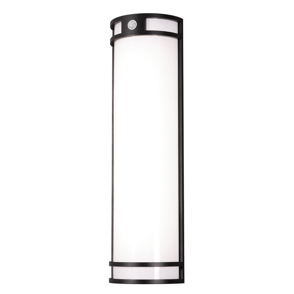 Elston Black LED Outdoor Wall Sconce with Dusk to Dawn Sensor, image 1