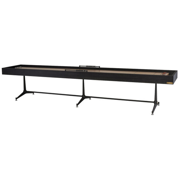 Ebonized Black Shuffleboard Table, image 1