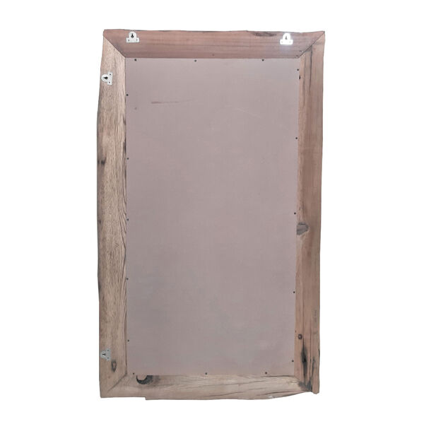 Brown 60-Inch Rustic Mirror, image 2