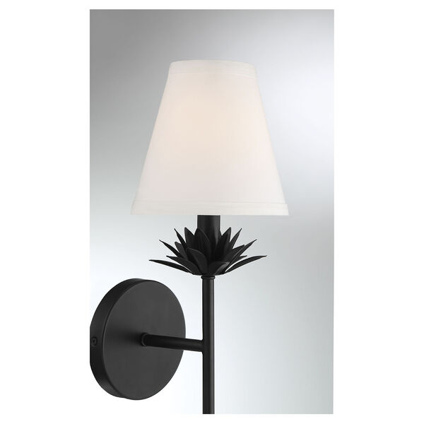 Lowry Matte Black 17-Inch One-Light Wall Sconce, image 6