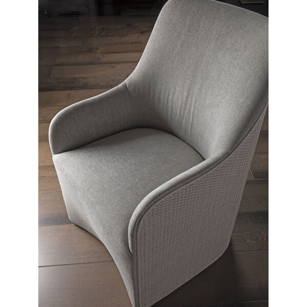 Signature Designs Gray Riley Woven Arm Chair, image 3