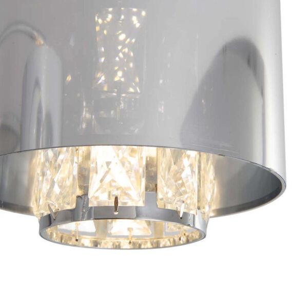 Marilyn Polished Chrome Three-Light LED Floor Lamp, image 4