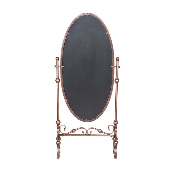Lourdes Bronze Cheval Mirror, image 5