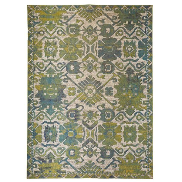 Foster Green Blue Rectangular 6 Ft. 5 In. x 9 Ft. 6 In. Area Rug, image 1