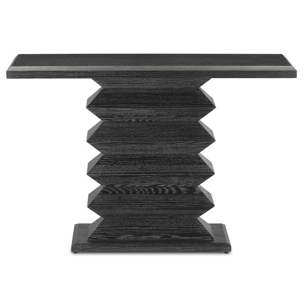 Sayan Cerused Black Console Table, image 2