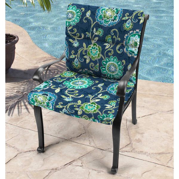 Fanfare Capri Blue 22 x 44 Inches French Edge Chair Cushion, image 5