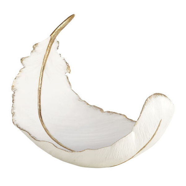 White Feather Decorative Bowl, image 5