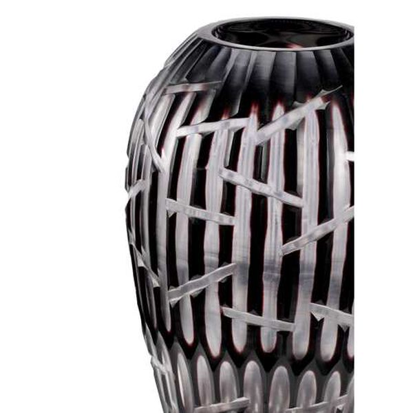 Black and White Summer Plum Vase, image 2
