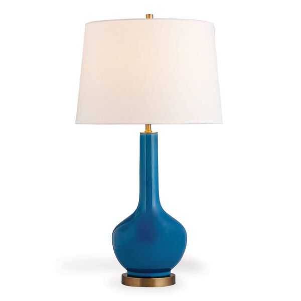Alex Turquoise One-Light Table Lamp, image 1
