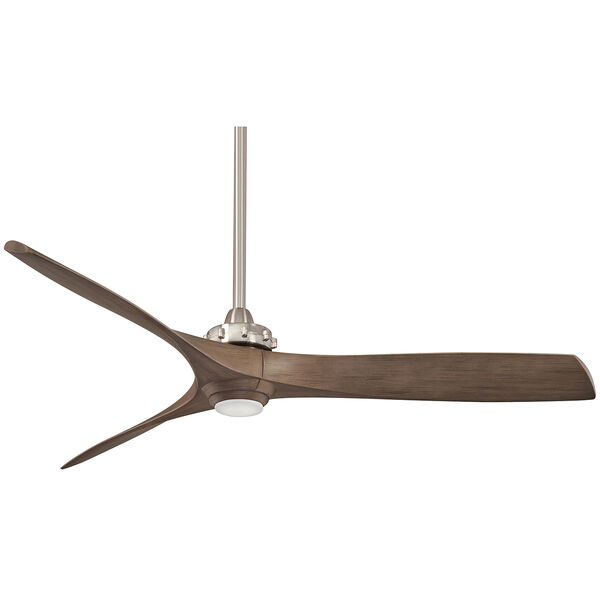 Aviation Brushed Nickel 60-Inch LED Ceiling Fan, image 1
