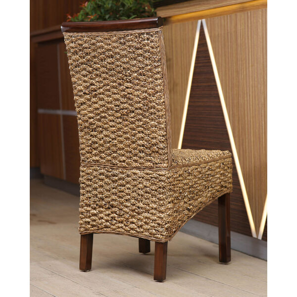 Bunga Hyacinth Dining Chair, Salak Brown, image 2