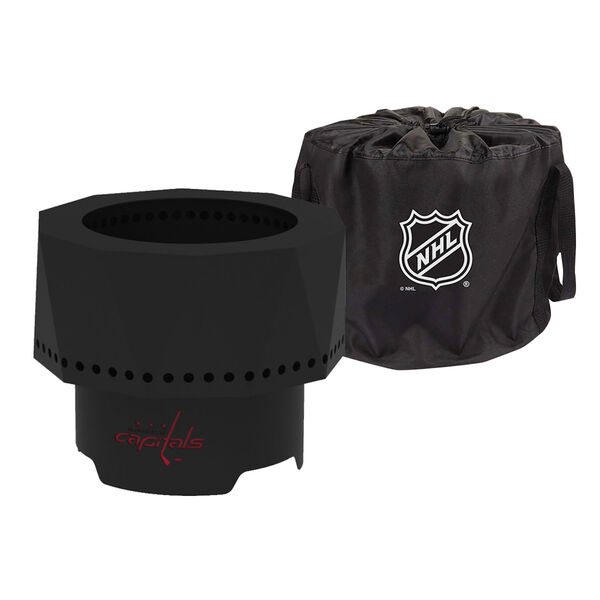 NHL Washington Capitals Ridge Portable Steel Smokeless Fire Pit with Carrying Bag, image 2