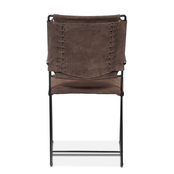 Melbourne Dark Gray and Black Armchair, image 4