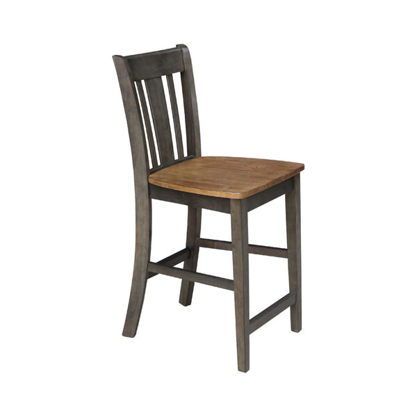San Remo Hickory and Washed Coal Counterheight Stool, image 3