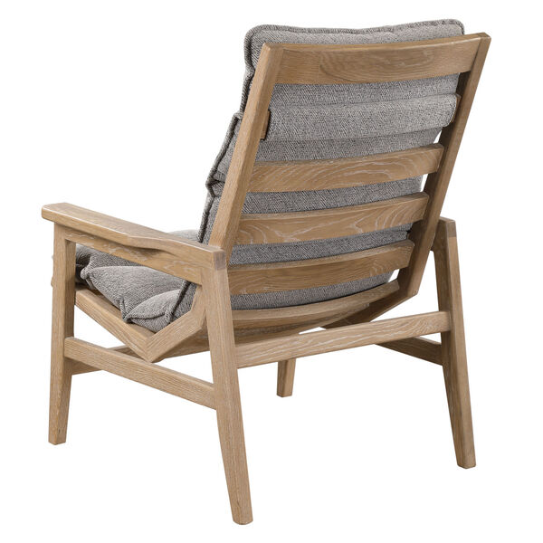 Isola Charcoal and White Accent Chair, image 6