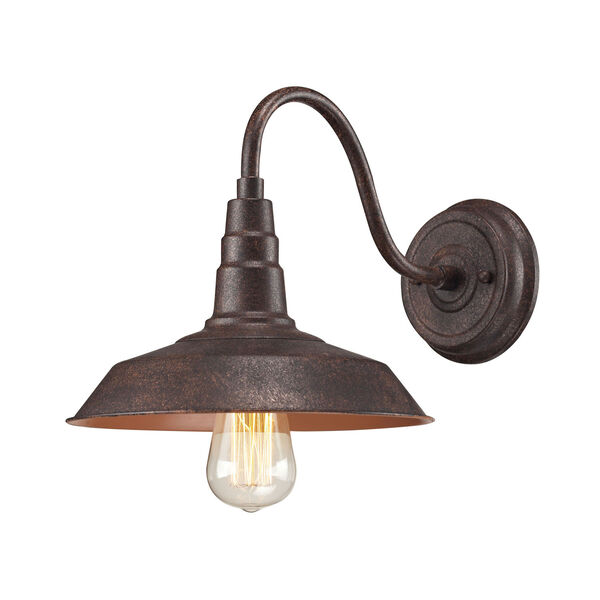 Urban Lodge Weathered Bronze One-Light Wall Sconce, image 1