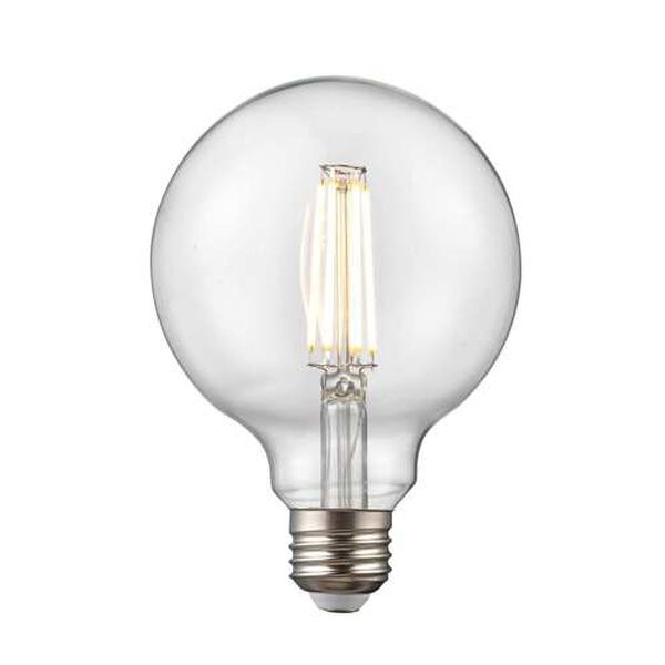 Clear Four-Inch LED Medium Bulb, image 1