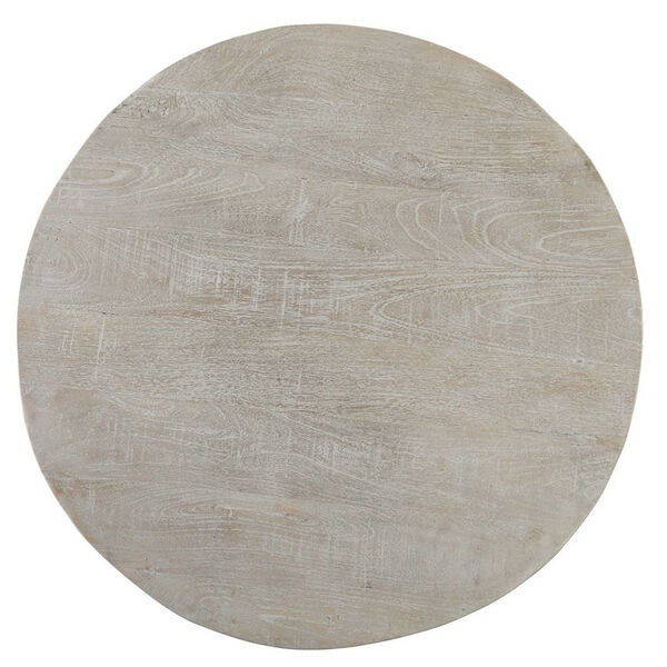 Maya Sunbleached Grey Round End Table, image 4
