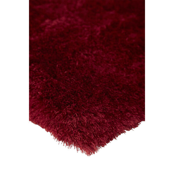 Indochine Plush Shag Metallic Sheen Red Area Rug, image 3