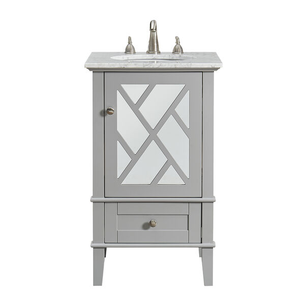 Luxe Grey Vanity Washstand, image 4