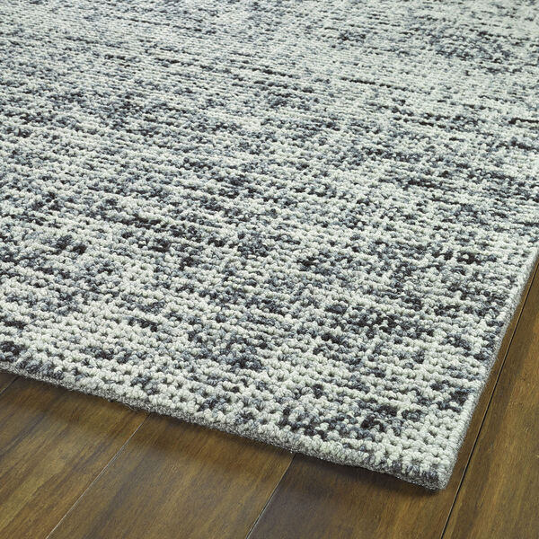 Lucero Charcoal Hand-Tufted 2Ft.6 x 8Ft. Runner Rug, image 2
