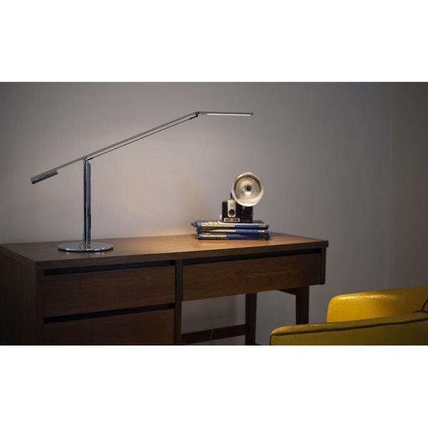 Equo Silver LED Desk Lamp - Warm Light, image 5