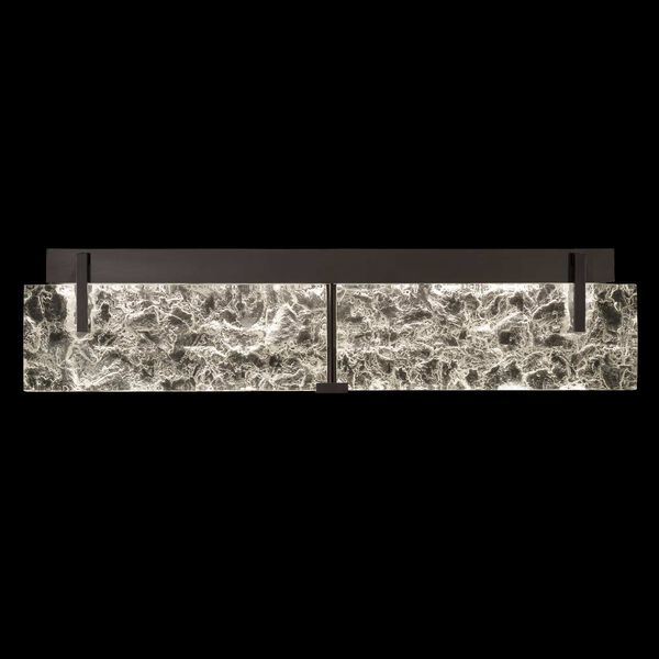 Terra Black Clear Glass Four-Light ADA LED Bath Bar, image 1
