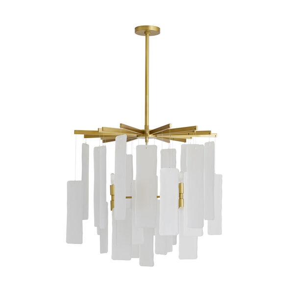 Harriet Frosted Eight-Light Chandelier, image 3