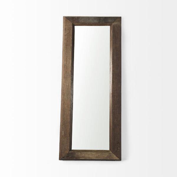 Gervaise Brown 86-Inch Wooden Floor Mirror, image 2