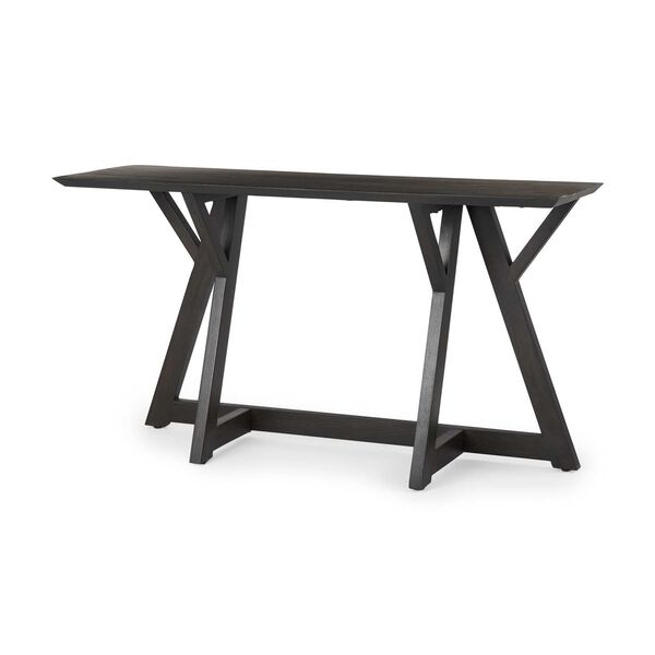 Jennings Dark Brown Wood Console Table, image 1