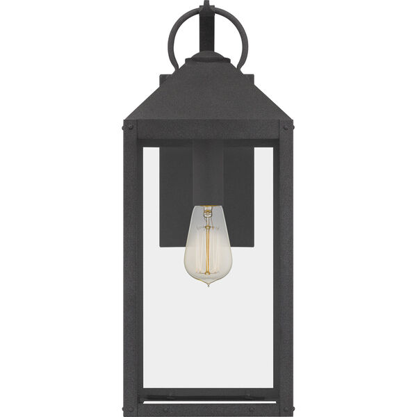 Thorpe Mottled Black Eight-Inch One-Light Outdoor Wall Mount, image 3