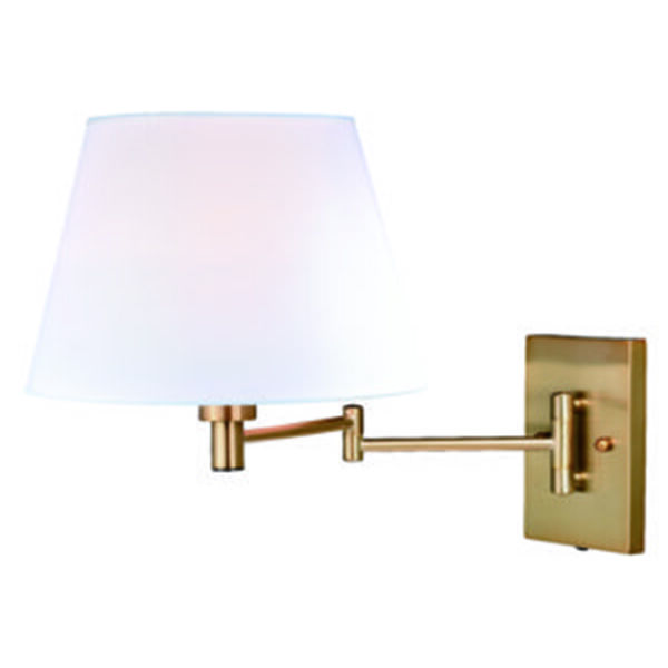 Chapeau Natural Brass 12-Inch 1-Light Sensor Wall Sconce, image 1