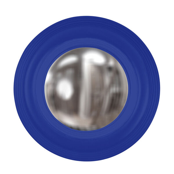 Soho Royal Blue Round Mirror, image 1