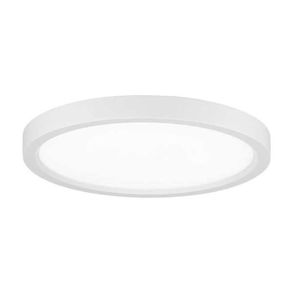 11-Inch White LED Round Flush Mount, image 1