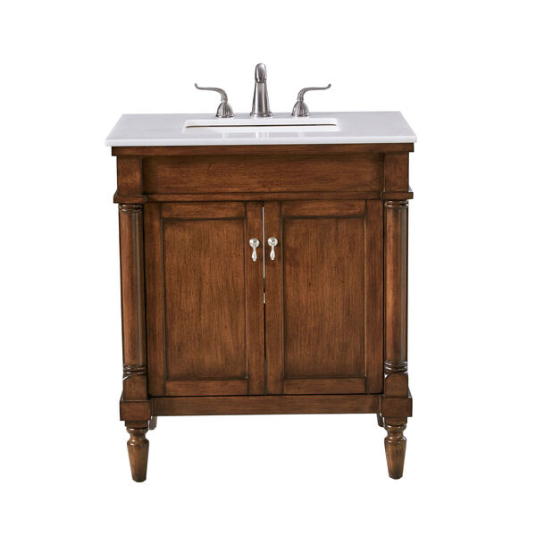Lexington Walnut 30-Inch Vanity Sink Set, image 2