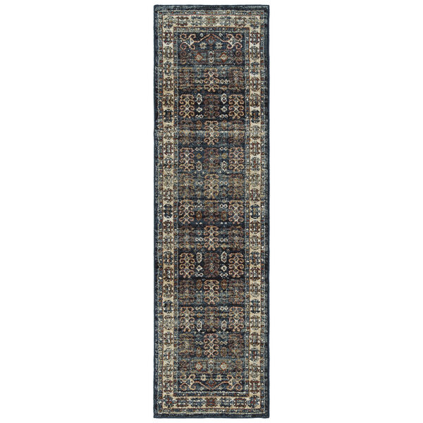 McAlester Blue Machine Made 5Ft. 3In x 7Ft. 3In Rectangle Rug, image 6