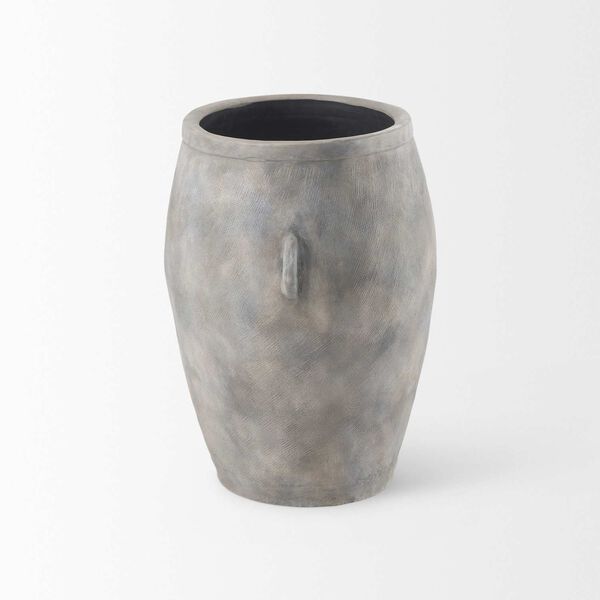 Zuma Light Gray Ceramic Floor Vase, image 3