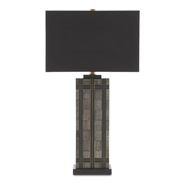 Gregor Natural Black Brass One-Light Table Lamp, image 2