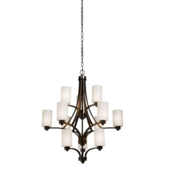 Oxford Oil Rubbed Bronze 38-Inch 12-Light Chandelier, image 1