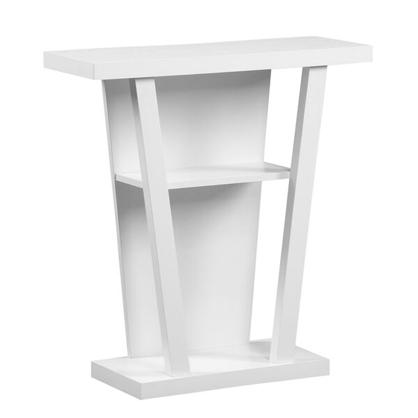Accent Table - 32L / White Hall Console, image 2