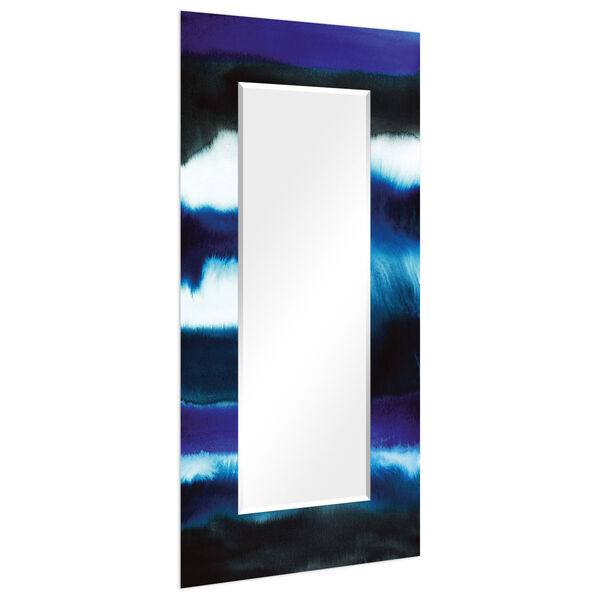 Run Off Blue 72 x 36-Inch Rectangular Beveled Floor Mirror, image 2