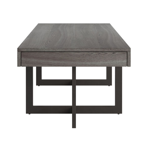 Hunter Gray Coffee Table with Two Drawer, image 3