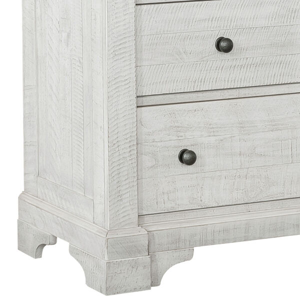 Valley Ridge Distressed White Ten-Drawer Dresser, image 5