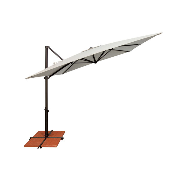 Skye Gray Tweed and Black Cantilever Umbrella, image 2