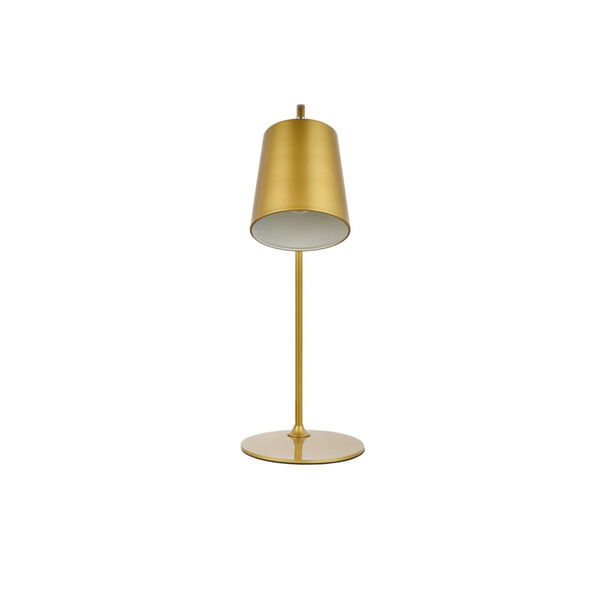 Leroy Brass One-Light Table Lamp, image 3
