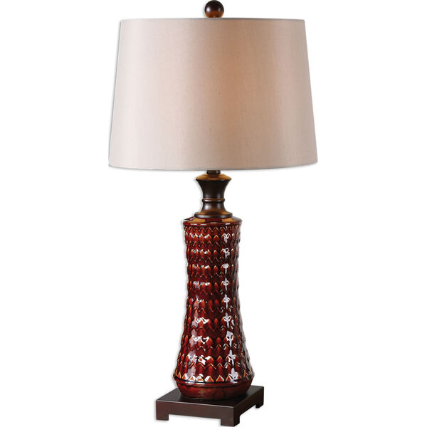 Cassian Brown and Bronze One-Light Table Lamp, Set of 2, image 1