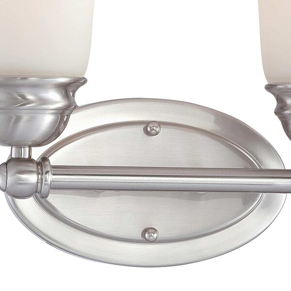 Bella Brushed Nickel Two-Light Wall Sconce, image 3